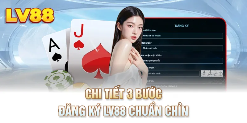 Chi tiết 3 bước đăng ký LV88 chuẩn chỉn